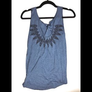 Flowy Tank Top - Feather Design
